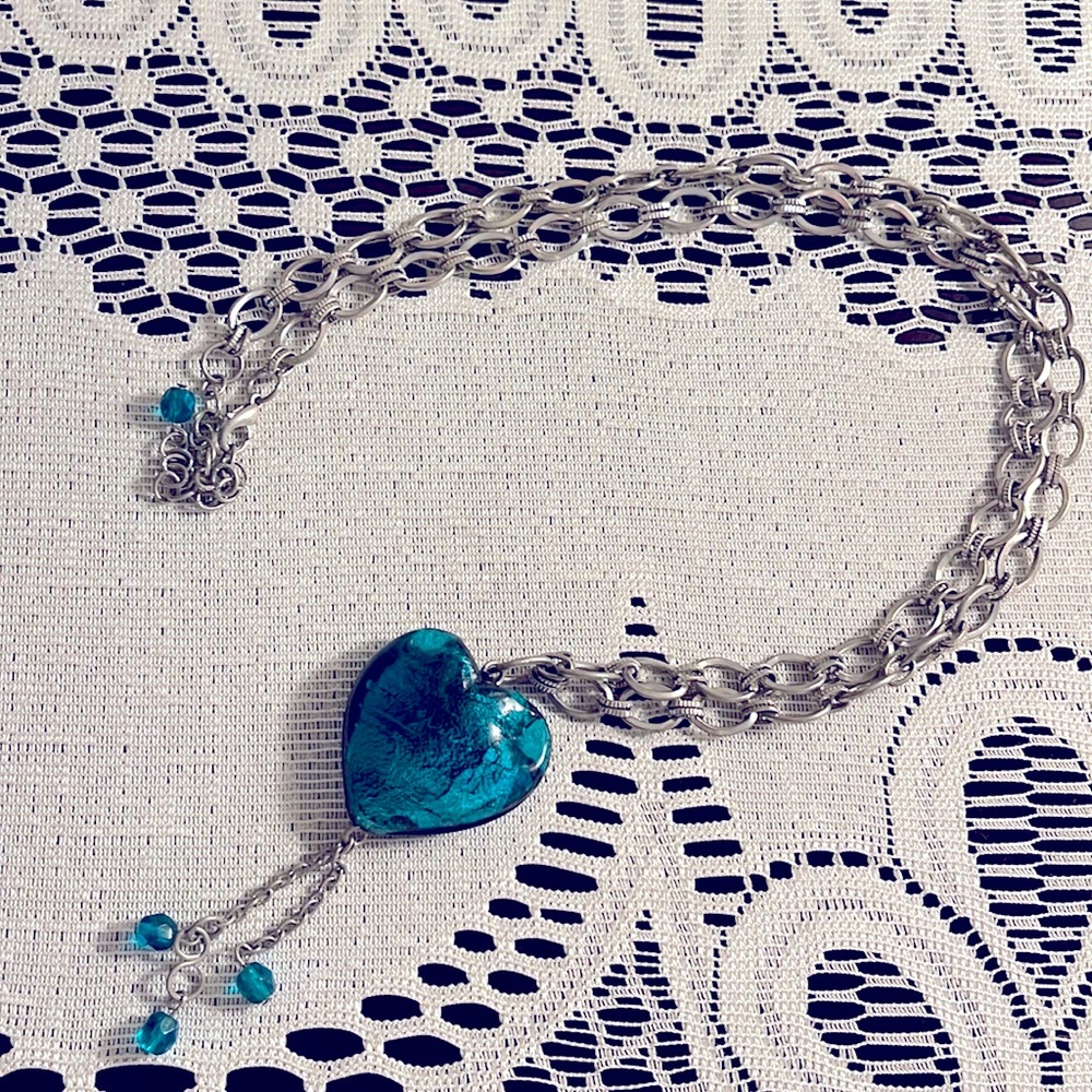 Turquoise Heart Necklace